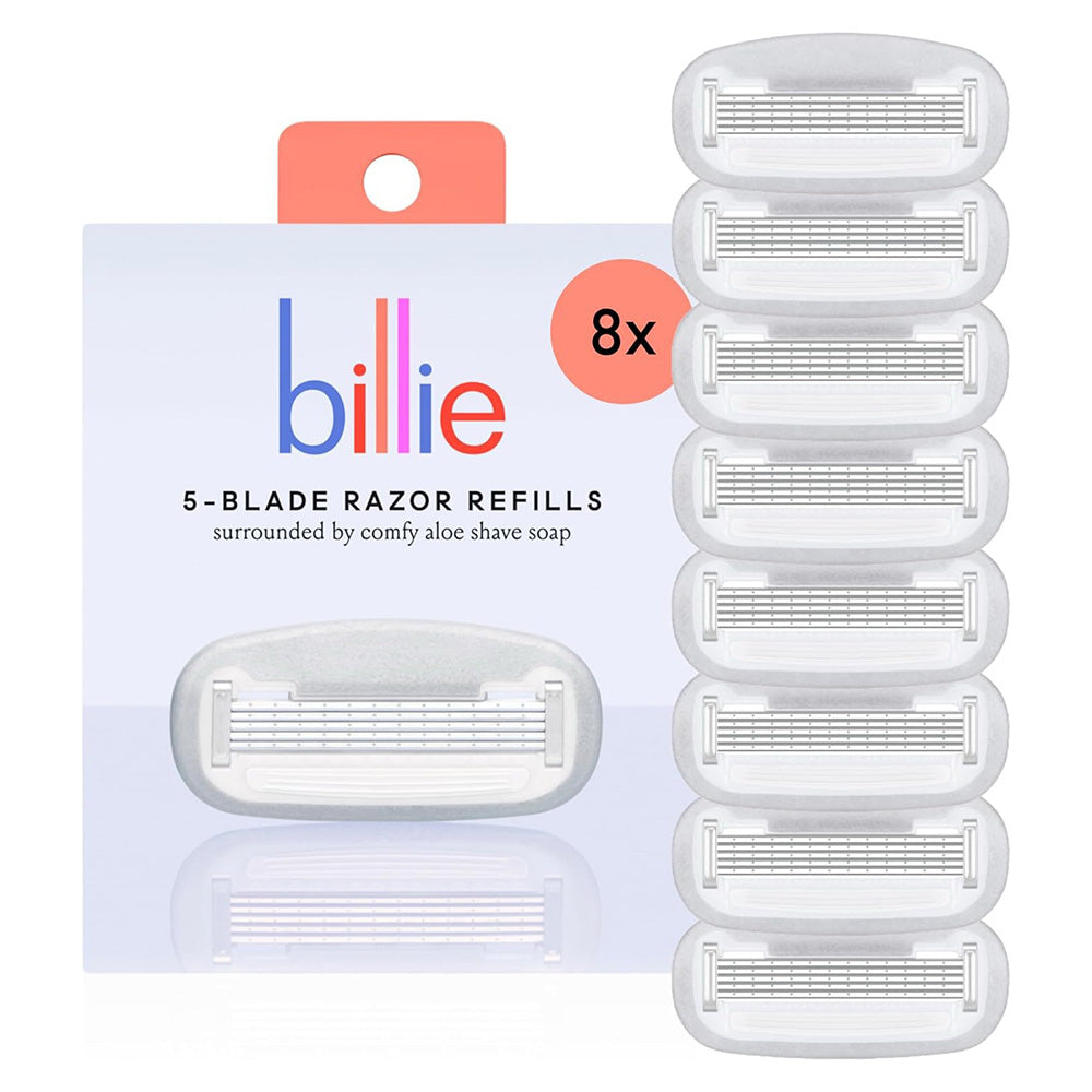 Billie Razor Cartridge Refills 5 Blade for Women 8Ea